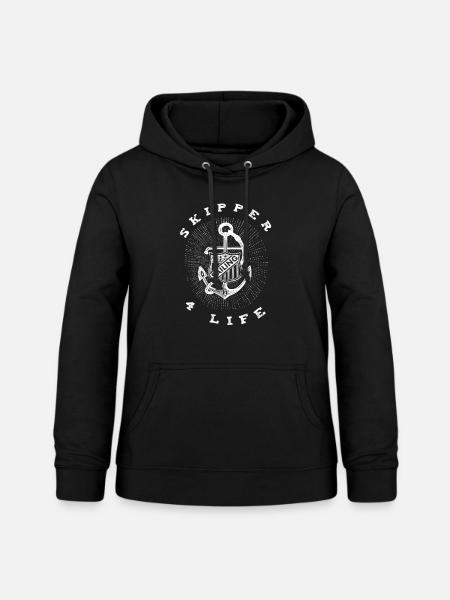 Skipper - Frauen Hoodie - Schwarz