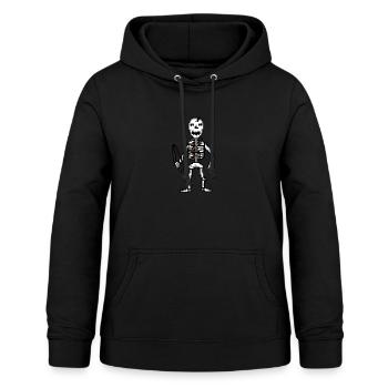 Squelette - Sweat à capuche Femme - noir - Devant - AI Model Female 172 light (172cm)