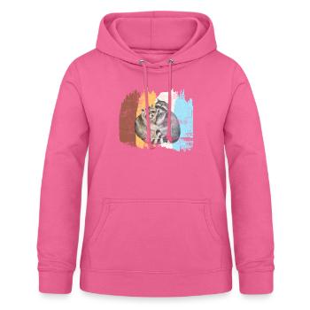 racoon - Women's Hoodie - pink - Front - AI Model Female 172 light (172cm)