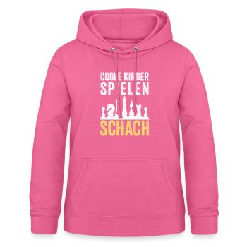Chess Playing Chess Pieces Chess Kids Gift - Women's Hoodie - pink - Front - AI Model Female 172 light (172cm)