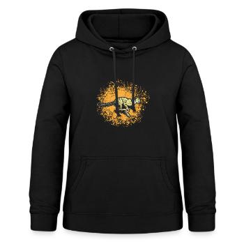 cheetah - Women's Hoodie - black - Front - AI Model Female 172 light (172cm)