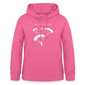 Ich will nicht zur Schule gehen - Frauen Hoodie - Pink - Vorne - AI Model Female 172 light (172cm)