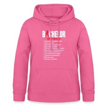 Bachelor party Checklist - Women's Hoodie - pink - Front - AI Model Female 172 light (172cm)