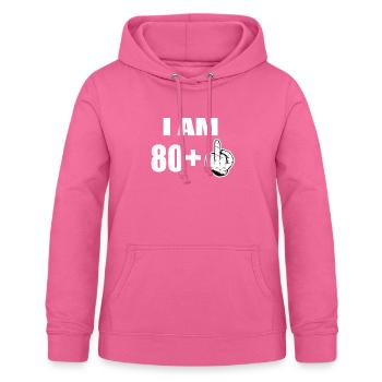 81 Geburtstag - Frauen Hoodie - Pink - Vorne - AI Model Female 172 light (172cm)