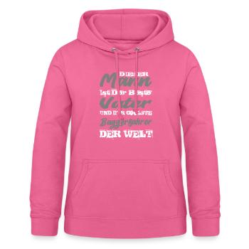 Baggerfahrer - Frauen Hoodie - Pink - Vorne - AI Model Female 172 light (172cm)
