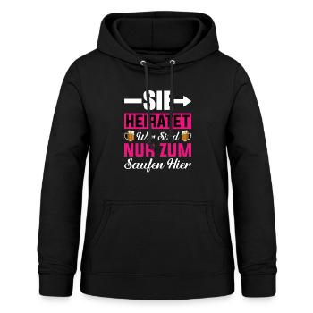 Junggesellenabschied Frau - Frauen Hoodie - Schwarz - Vorne - AI Model Female 172 light (172cm)