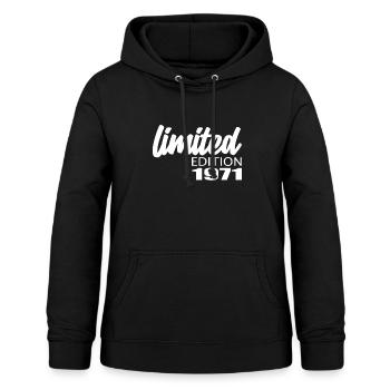 Limited Edition 1971 - Frauen Hoodie - Schwarz - Vorne - AI Model Female 172 light (172cm)