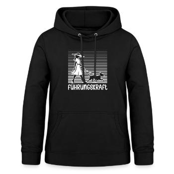 Führungskraft Hund Hundehalterin Geschenkidee - Frauen Hoodie - Schwarz - Vorne - AI Model Female 172 light (172cm)