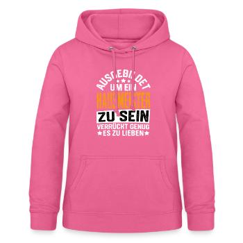 Concierge Gestion de l’immeuble Concierge Dicton - Sweat à capuche Femme - rose - Devant - AI Model Female 172 light (172cm)