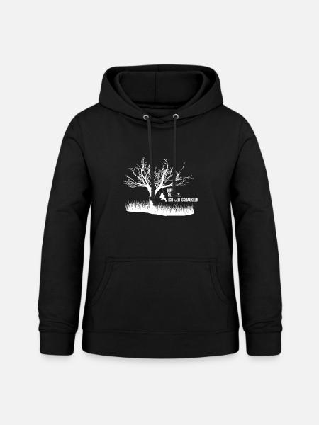 Mir reichts ich geh Schaukeln - Frauen Hoodie - Schwarz