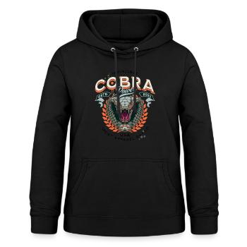 The Invincible Cobra - Women's Hoodie - black - Front - AI Model Female 172 light (172cm)