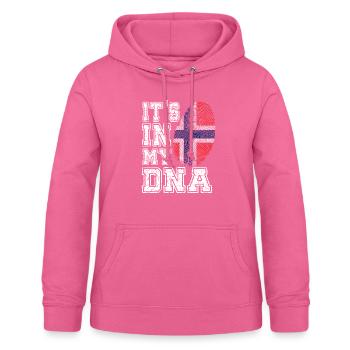 DNA Norway T-shirt - Sweat à capuche Femme - rose - Devant - AI Model Female 172 light (172cm)