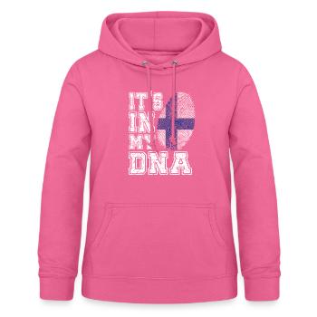 DNA Finland T-shirt - Sweat à capuche Femme - rose - Devant - AI Model Female 172 light (172cm)