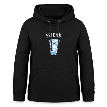 Best friends Ayran doner kebab Turkish gift - Women's Hoodie - black - Front - AI Model Female 172 light (172cm)