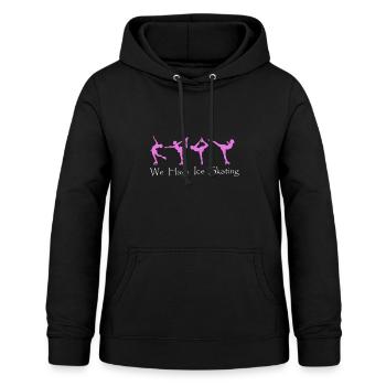 Eiskunstlaufen - Frauen Hoodie - Schwarz - Vorne - AI Model Female 172 light (172cm)