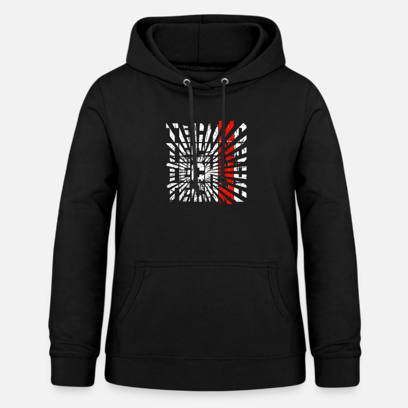 TECHNO TECHNO TECHNO - Sweat à capuche Femme - noir