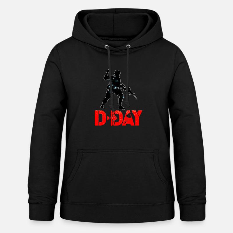 D-Day - Sweat à capuche Femme - noir