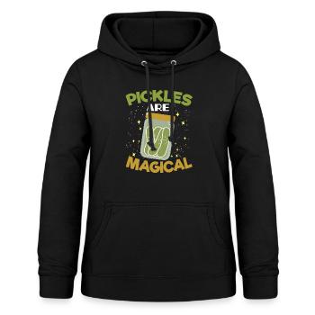 Pickels are Magical - Frauen Hoodie - Schwarz - Vorne - AI Model Female 172 light (172cm)