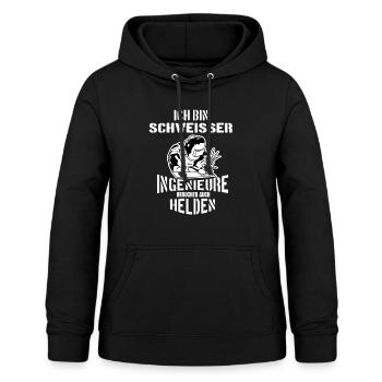 Welding welding - Women's Hoodie - black - Front - AI Model Female 172 light (172cm)