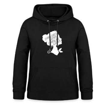 Schönes Frauenpower & Gleichberechtigung Design - Frauen Hoodie - Schwarz - Vorne - AI Model Female 172 light (172cm)