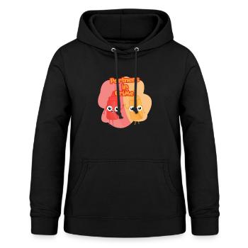 Ketchup Senf Mayo Geschenk Essen Lecker Belag Soße - Frauen Hoodie - Schwarz - Vorne - AI Model Female 172 light (172cm)