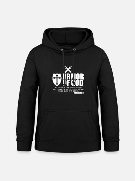 Armor of God - Frauen Hoodie - Schwarz