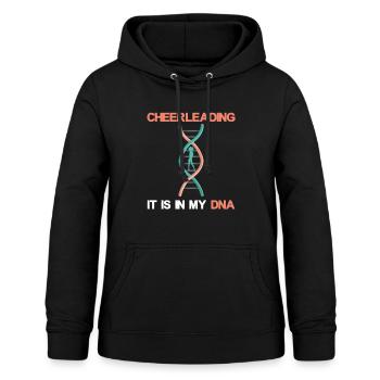 Cheerleading Cheer DNA - Sweat à capuche Femme - noir - Devant - AI Model Female 172 light (172cm)