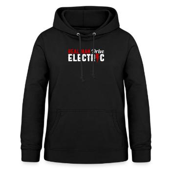 Elektroauto Elektromobilität Strom Geschenk - Frauen Hoodie - Schwarz - Vorne - AI Model Female 172 light (172cm)