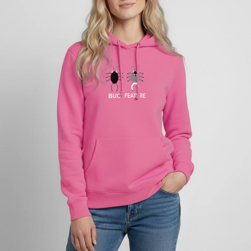 Bug Feature - Informatiker Programmierer Frauen Hoodie