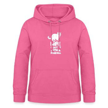 Ragdoll Katzen - Frauen Hoodie - Pink - Vorne - AI Model Female 172 light (172cm)