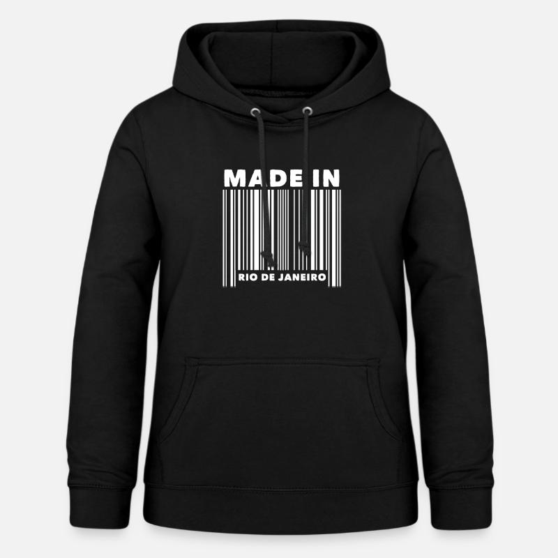 Rio de Janeiro barcode - Women's Hoodie - black