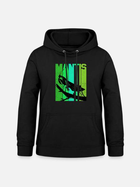 Gottesanbeterin - Frauen Hoodie - Schwarz