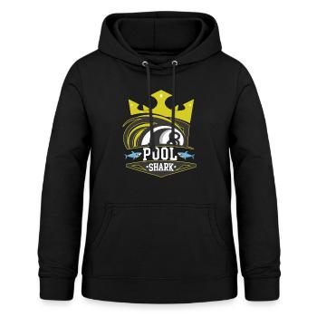 Billard Pool - Pool Shark - Sweat à capuche Femme - noir - Devant - AI Model Female 172 light (172cm)