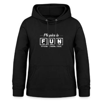 Physik Lustig Spruch Perioden System Cool Geschenk - Frauen Hoodie - Schwarz - Vorne - AI Model Female 172 light (172cm)