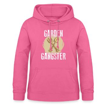 Garden Gangsta - Sweat à capuche Femme - rose - Devant - AI Model Female 172 light (172cm)