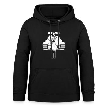 Tank Man Defiance Tiananmen Square Protest - Frauen Hoodie - Schwarz - Vorne - AI Model Female 172 light (172cm)