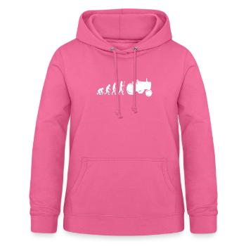 agriculteur - Sweat à capuche Femme - rose - Devant - AI Model Female 172 light (172cm)