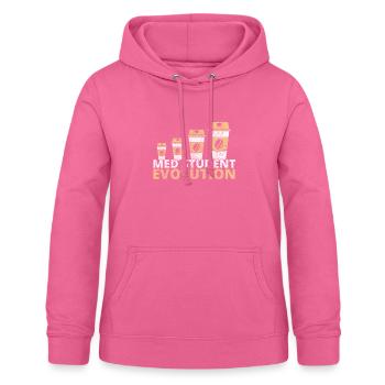 Étudiant en médecine café drôle - Sweat à capuche Femme - rose - Devant - AI Model Female 172 light (172cm)