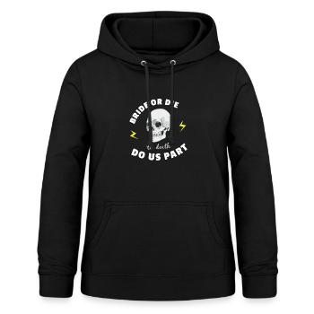 La mariée ou mourir jusqu'à la mort ne nous sépare - Sweat à capuche Femme - noir - Devant - AI Model Female 172 light (172cm)