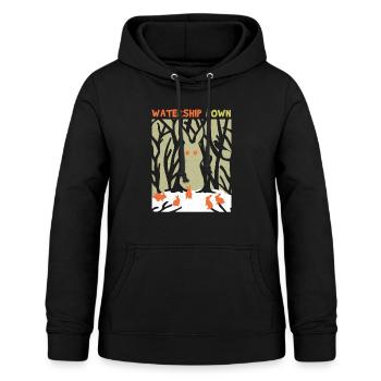 Watership Down - Frauen Hoodie - Schwarz - Vorne - AI Model Female 172 light (172cm)