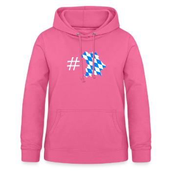 Bayern - Frauen Hoodie - Pink - Vorne - AI Model Female 172 light (172cm)