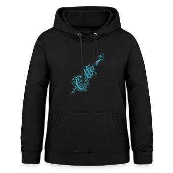 Orchestre de violoncelle - Sweat à capuche Femme - noir - Devant - AI Model Female 172 light (172cm)