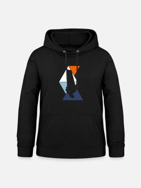 Windsurf - Frauen Hoodie - Schwarz