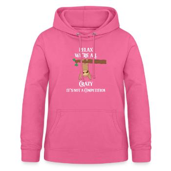 Sloth sloths - Sloth fan - Crazy - Women's Hoodie - pink - Front - AI Model Female 172 light (172cm)