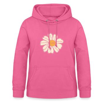Motivational Positive Affirmation I AM Daisy - Frauen Hoodie - Pink - Vorne - AI Model Female 172 light (172cm)