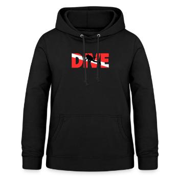 Dive Taucher Tiefseetaucher Tauchen Geschenk - Frauen Hoodie - Schwarz - Vorne - AI Model Female 172 light (172cm)