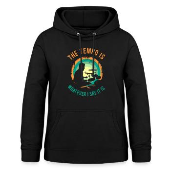 Schlagzeug Geschenk Schlagzeugspieler Percussion - Frauen Hoodie - Schwarz - Vorne - AI Model Female 172 light (172cm)