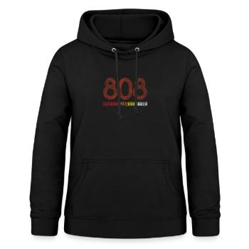 808 Retro Style Roland Elektronische Drum Machine - Frauen Hoodie - Schwarz - Vorne - AI Model Female 172 light (172cm)
