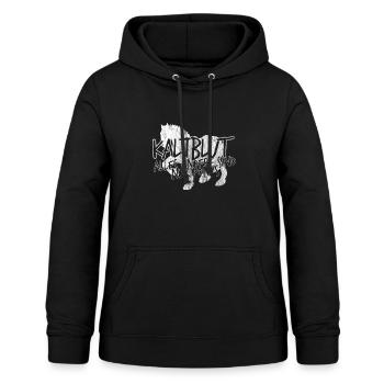 Kaltblut 150% Pferd | Reiter Stall Geschenk - Frauen Hoodie - Schwarz - Vorne - AI Model Female 172 light (172cm)