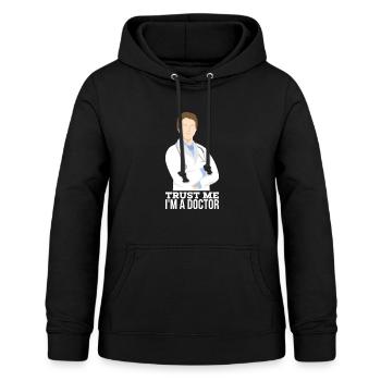 Lustiger Spruch Doktor Arzt Mediziner Geschenk - Frauen Hoodie - Schwarz - Vorne - AI Model Female 172 light (172cm)